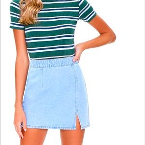 Forever 21 denim mini skirt